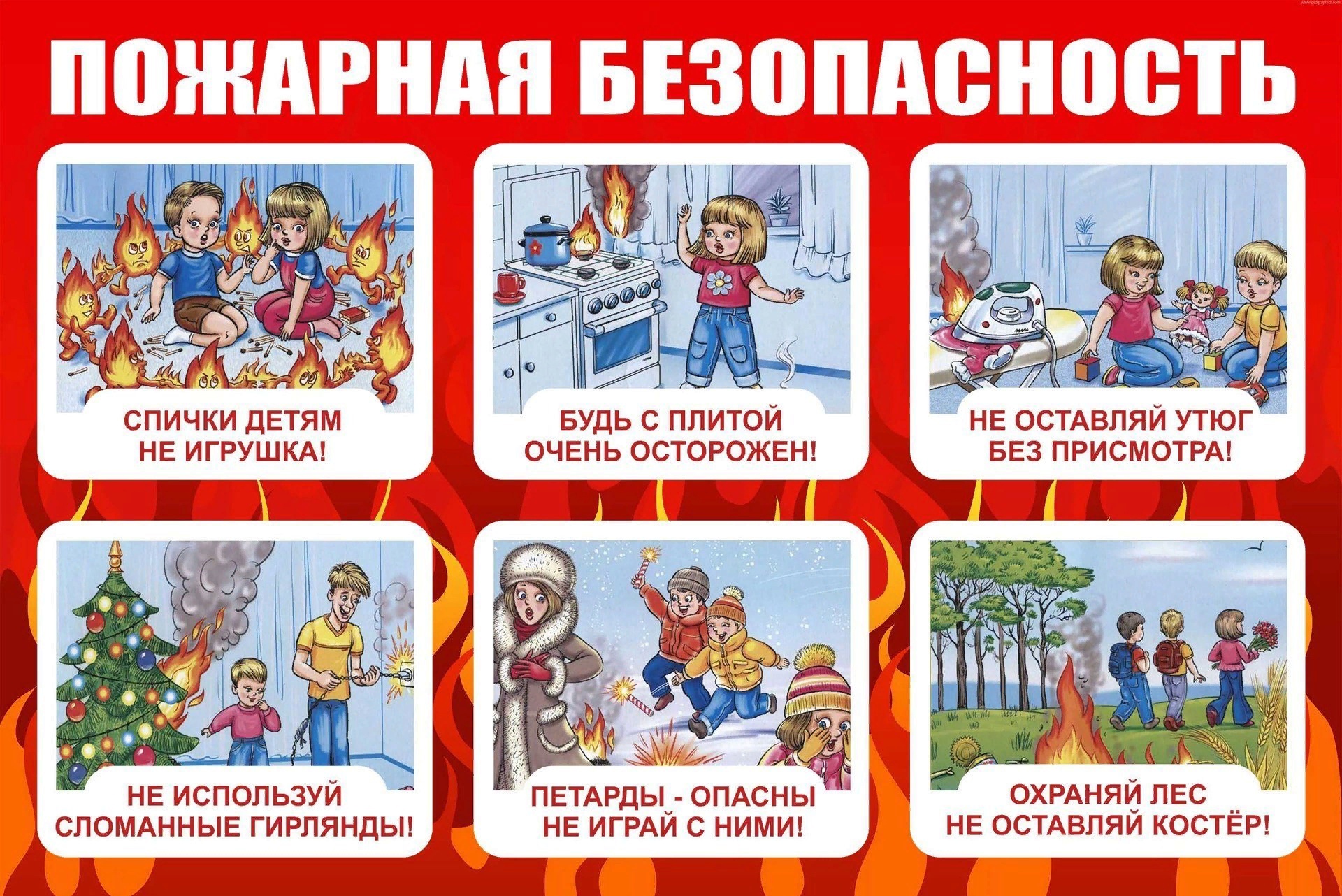 Правила пожарной безопасности для детей.